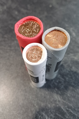 1+2+5 Cent Rollen - BULGARIEN 2026