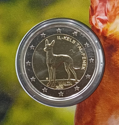 2 Euro MALTA - 2026 - Pharaonenhund im Blister