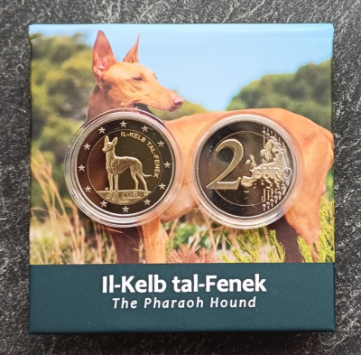 2 Euro MALTA - 2026 - Pharaonenhund - PP im Etui