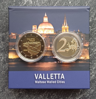 2 Euro MALTA - 2026 - Valletta - PP im Etui