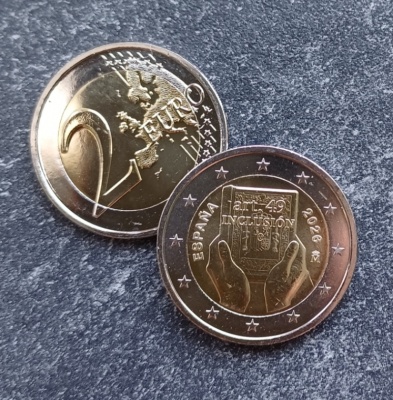 2 Euro SPANIEN - 2026 - Art. 49 Inklusion