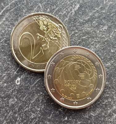 2 Euro PORTUGAL - 2026 Rotary Club