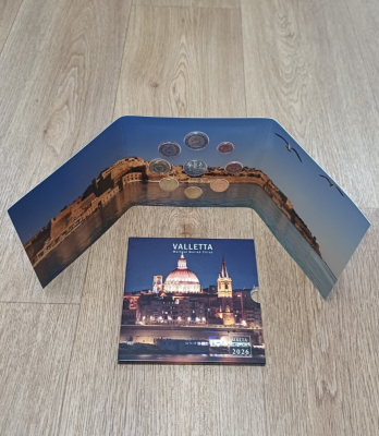 KMS Malta 2026 1Cent - 2Euro + 2Euro Valletta  im Blister