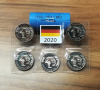 5 x 5 Euro Deutschland 2020 Subpolare Zone A,D,F,G,J im Blister