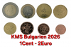 KMS 1Cent-2Euro - BULGARIEN 2026 im Kunststoff-Blister -- ab Jänner 2026